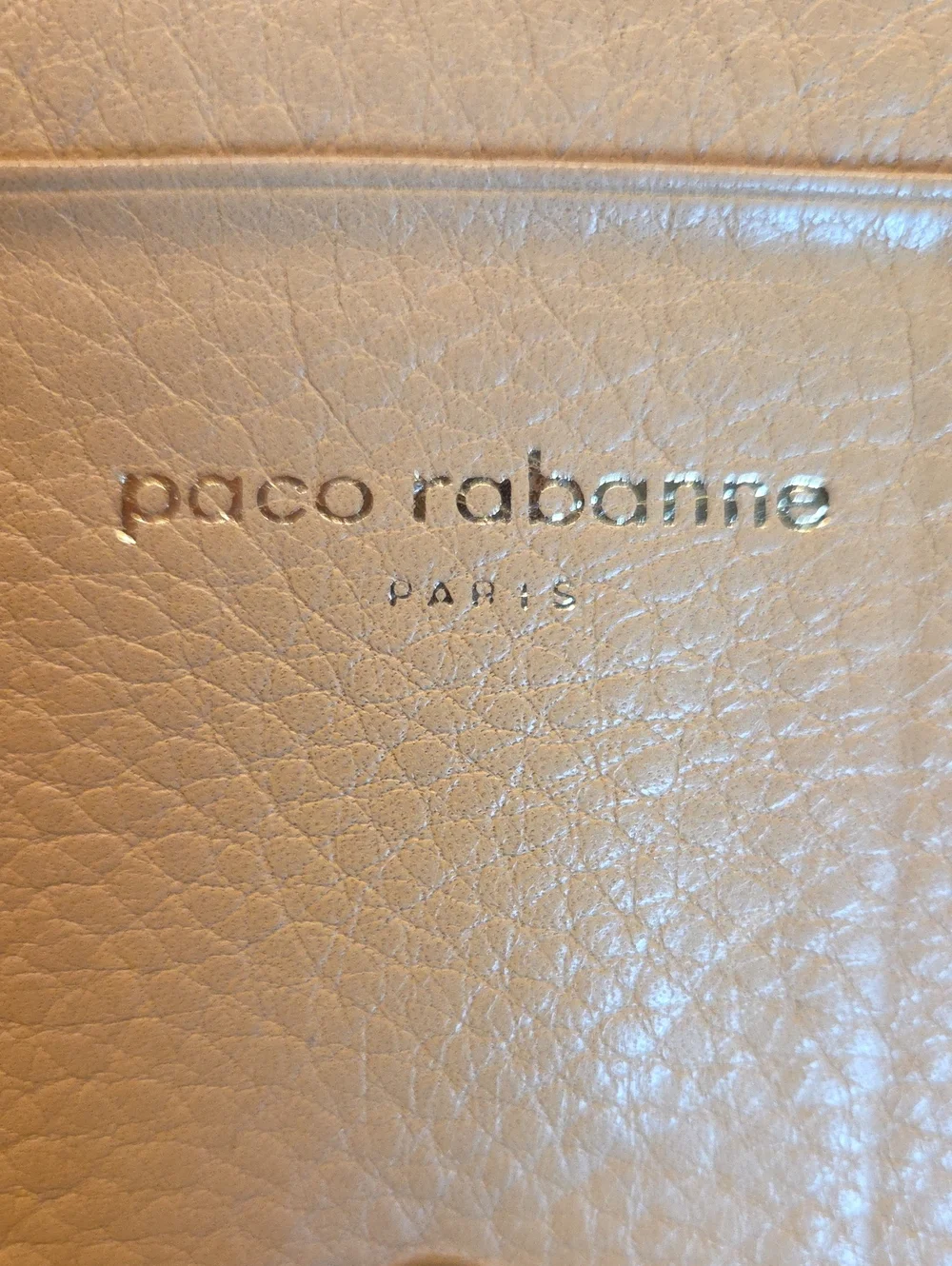 Pre-loved Paco Rabanne Tan Leather Wallet